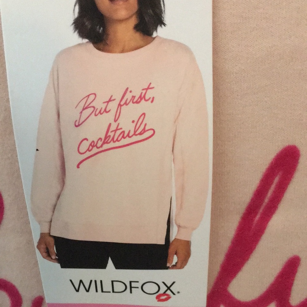 Wildfox Crew Neck Sweatshirt, Size Small - Picture 2 of 5
